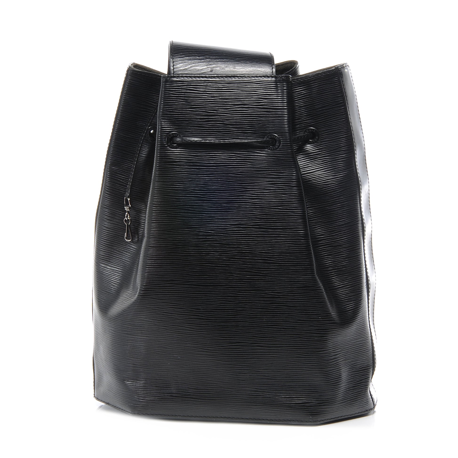 Louis Vuitton Epi Sac a Dos Drawstring Bag Black 1 of 6