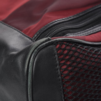 Burberry Nylon Supernova Check Backpack Red 13 of 15