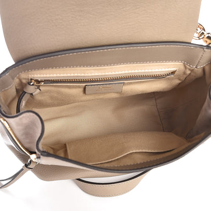 Chloe Suede Calfskin Small Faye Backpack Motty Grey 5 of 8