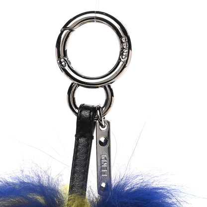 Fendi Mink Fur Fendirumi Bug-Kun Monster Bag Bug Charm Pacific Fluo Yellow 2 of 5