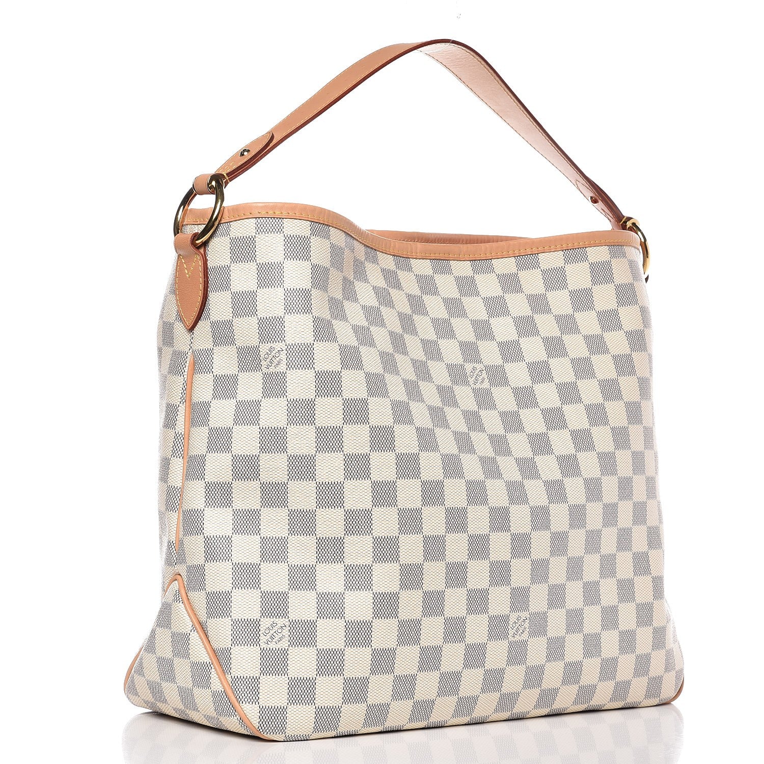 Louis Vuitton Damier Azur Delightful MM Pink 3 of 7
