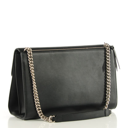 Gucci Moon Calfskin Medium Interlocking G Shoulder Bag Black 3 of 7