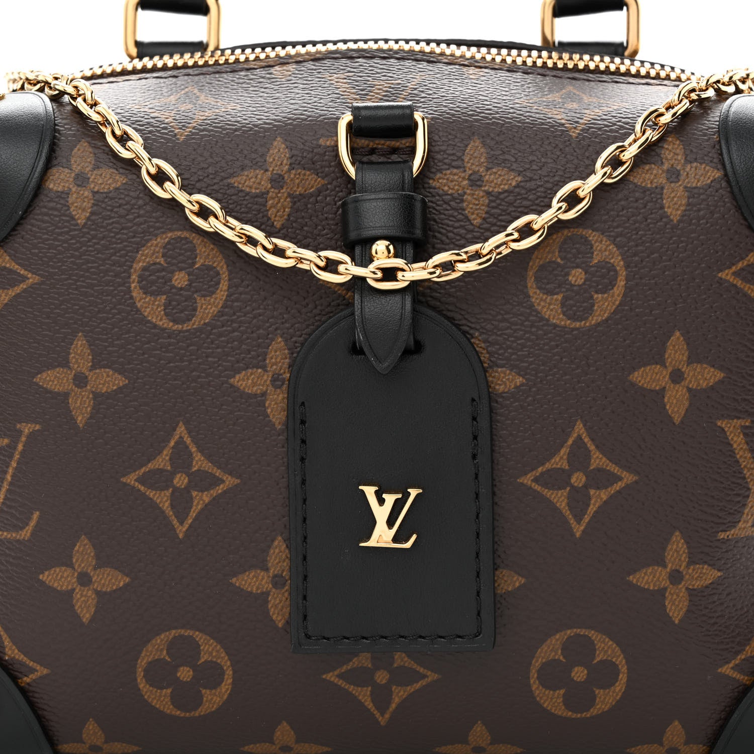 Louis Vuitton Monogram Petite Malle Souple Black 7 of 9
