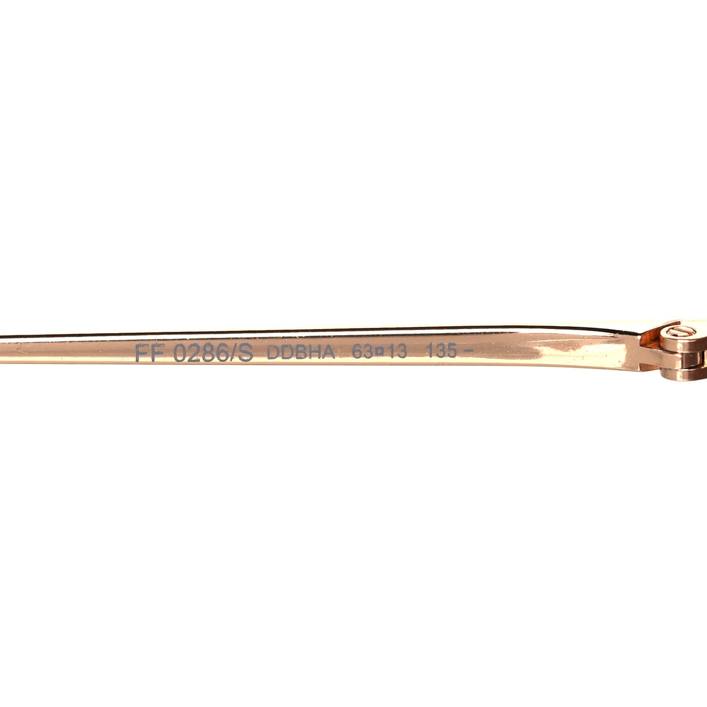Metal Aviator Sunglasses FF0286/S Gold