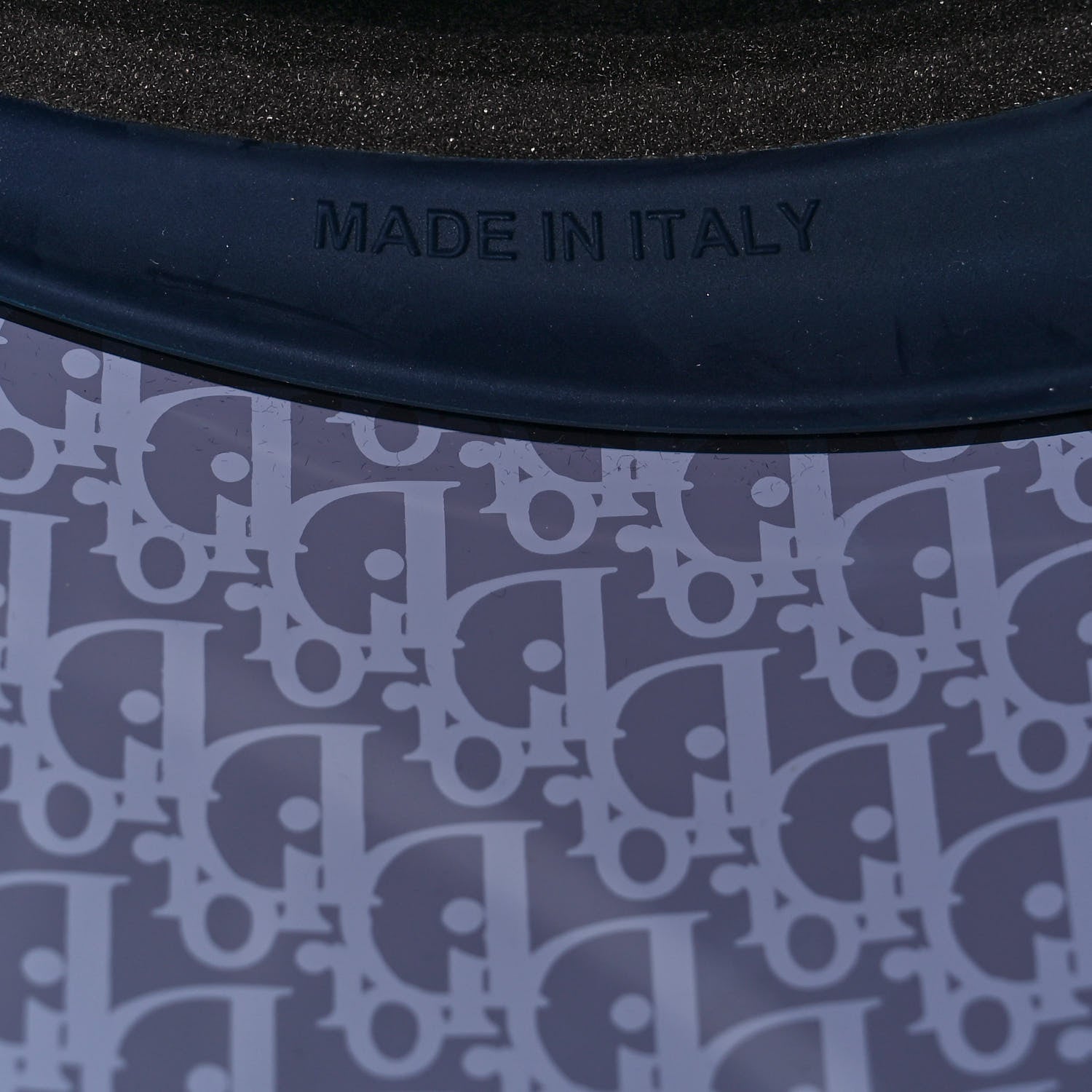 Christian Dior Oblique DiorClub V1U Sun Visor Blue 6 of 6
