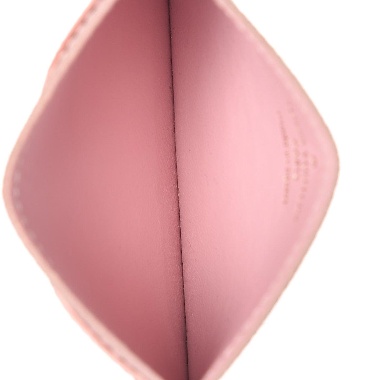 Damier Ebene Caissa Card Holder Rose Ballerine