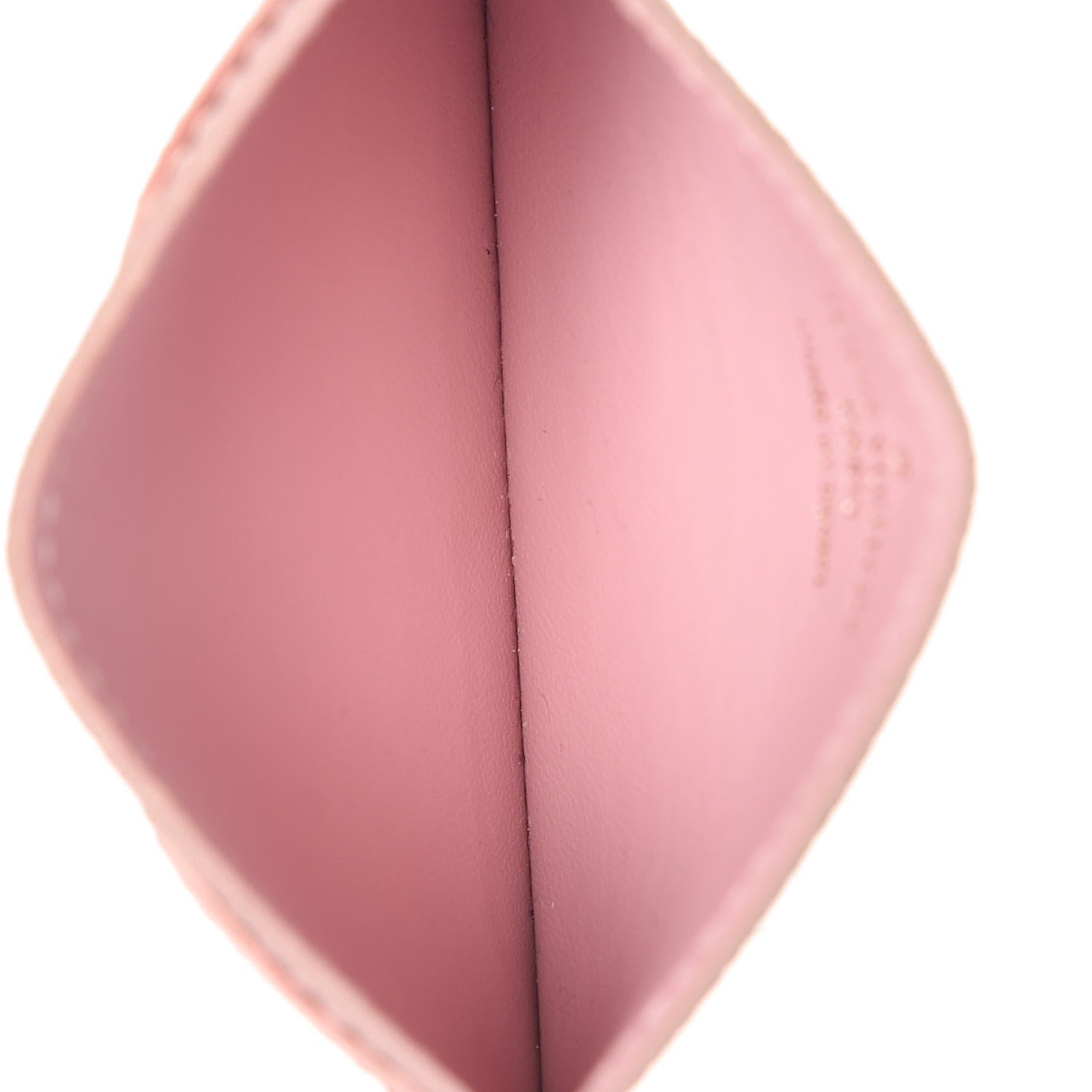 Louis Vuitton Damier Ebene Caissa Card Holder Rose Ballerine 6 of 7