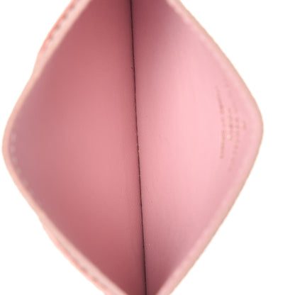 Louis Vuitton Damier Ebene Caissa Card Holder Rose Ballerine 6 of 7