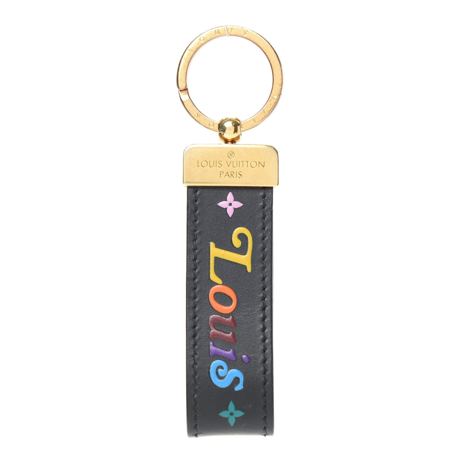 Louis Vuitton Calfskin New Wave Dragonne Key Holder 1 of 4