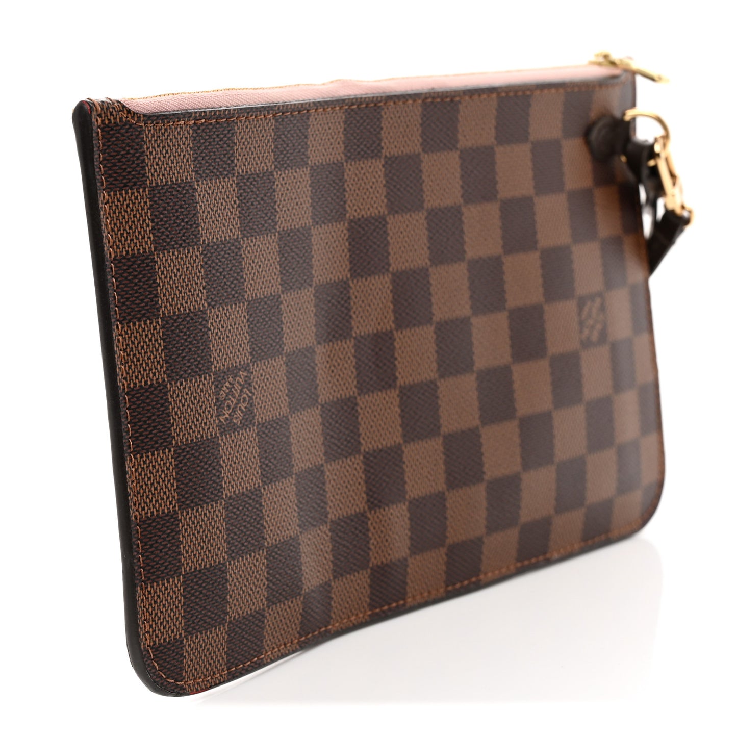 Damier Ebene Neverfull MM GM Pochette Rose Ballerine