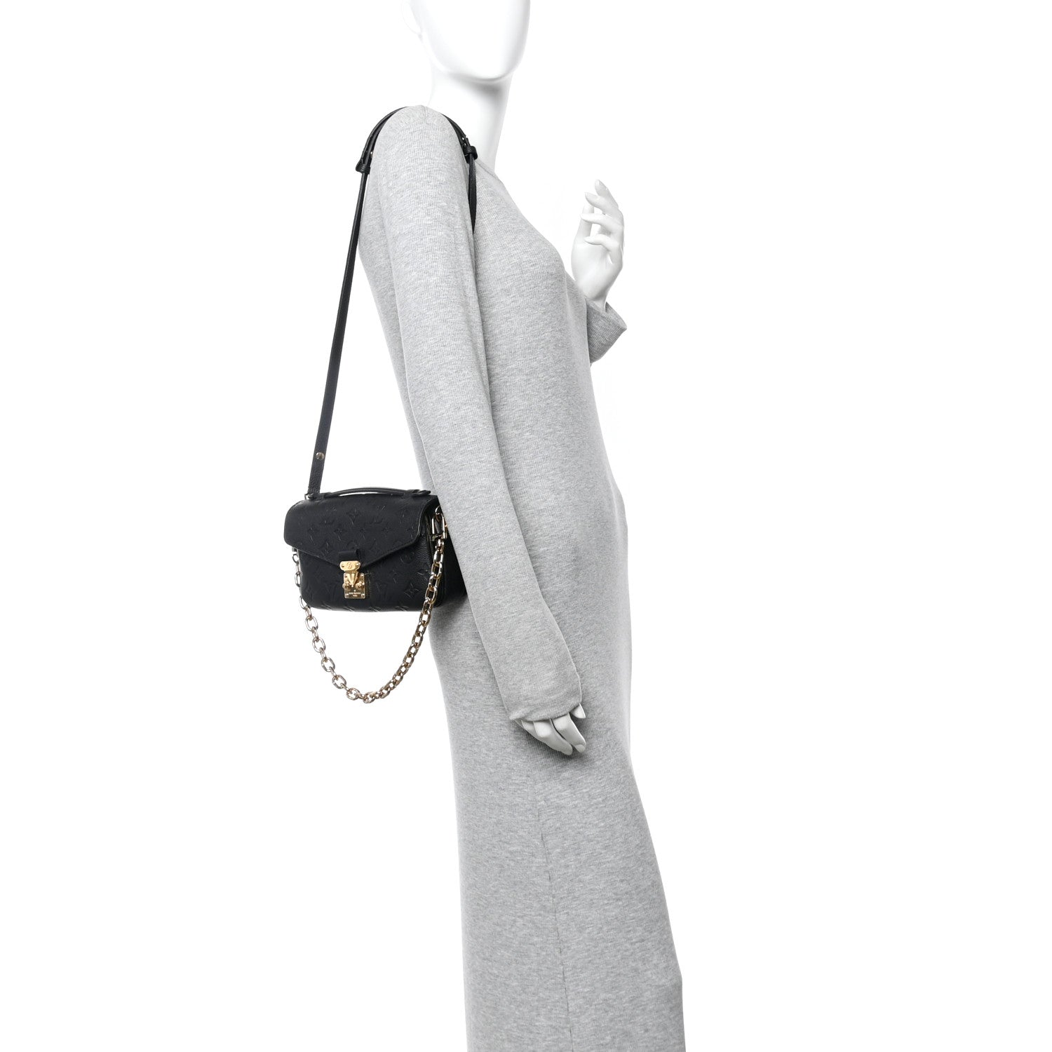 Louis Vuitton Empreinte Pochette Metis East West Black 2 of 11