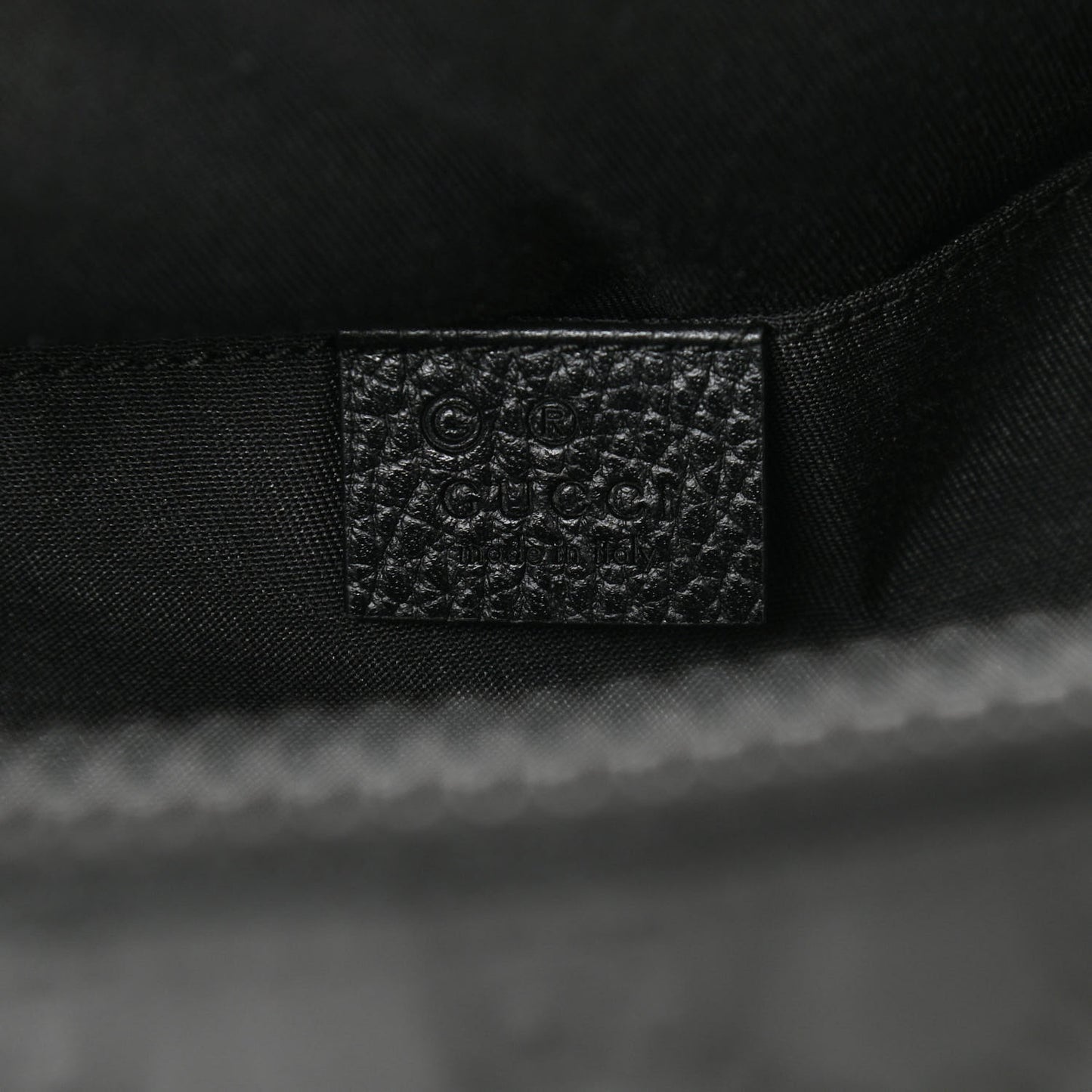 Nylon Monogram Fanny Pack Belt Bag Black
