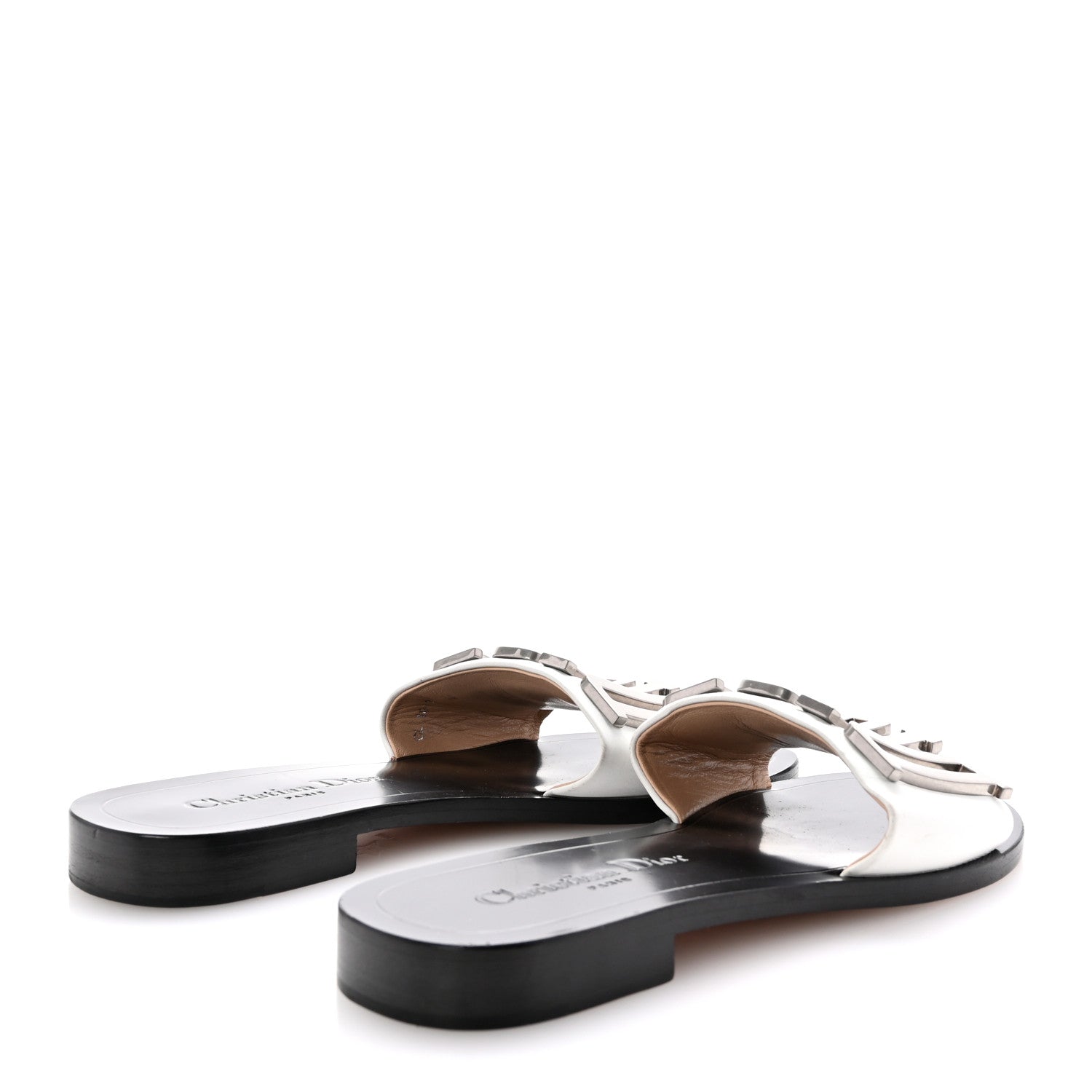 Christian Dior Calfskin Dio(r)evolution 10mm Slide Sandals 36 Off White 5 of 9