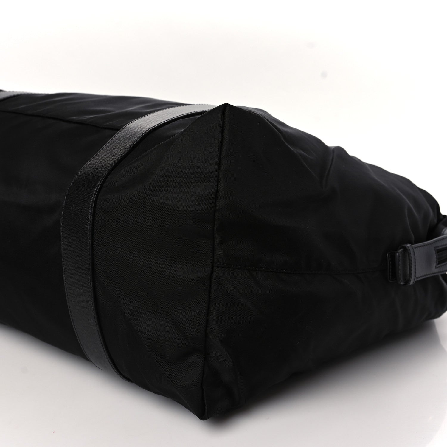 Prada Tessuto Nylon Saffiano Carry On Travel Bag Black 7 of 8