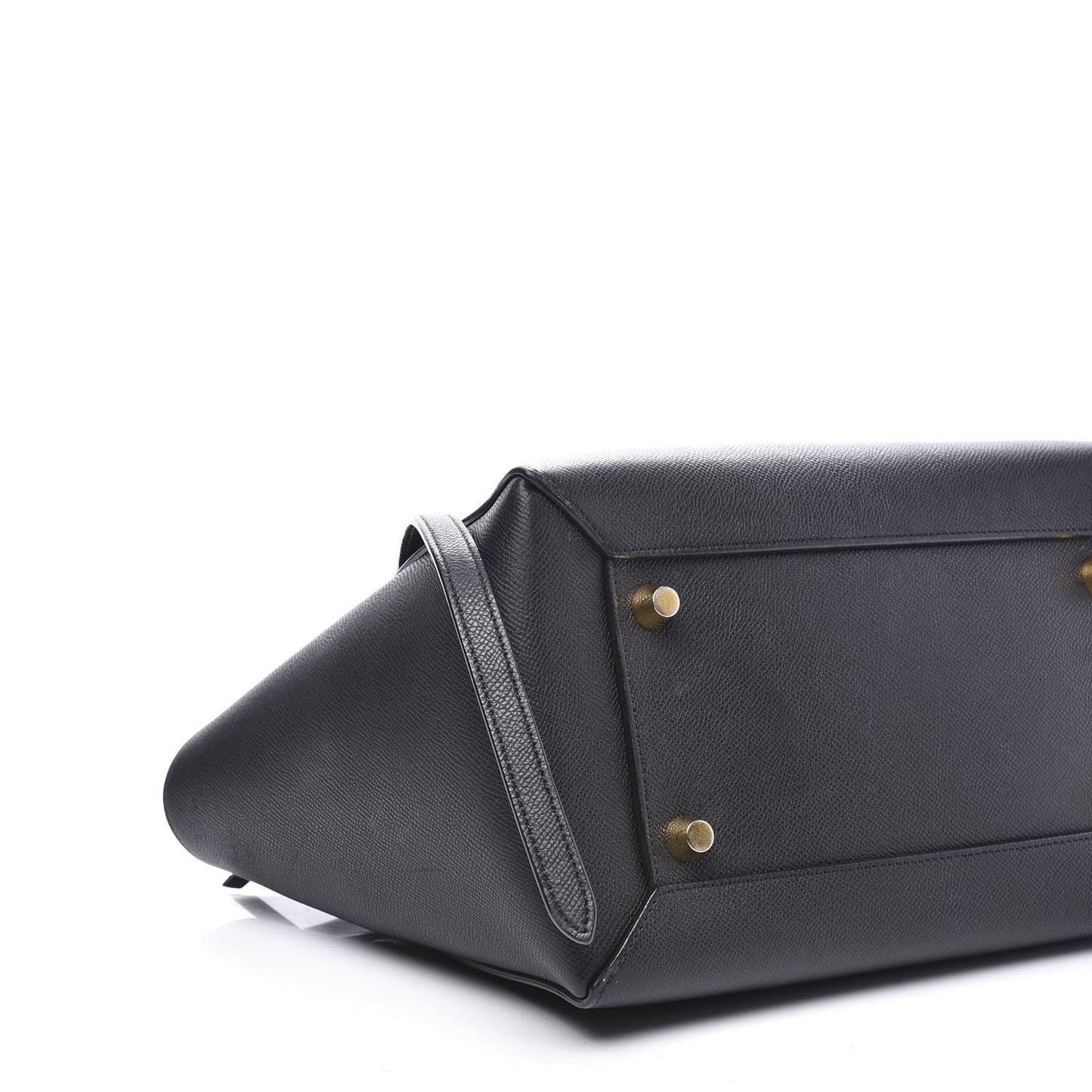 Grained Calfskin Small Belt Bag Black
