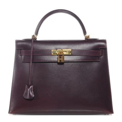 Hermes Box Kelly Sellier 32 Quetsche 1 of 9