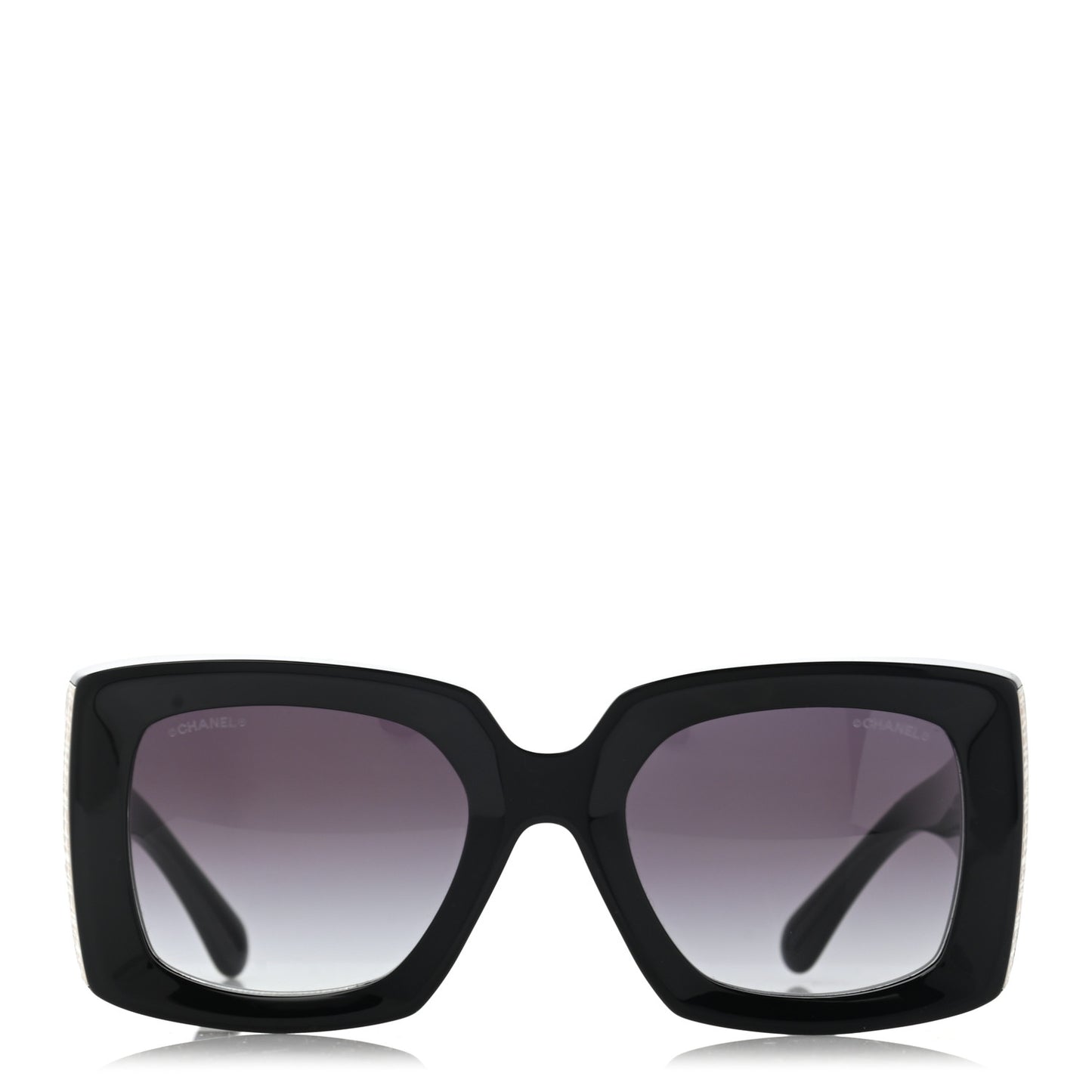 Acetate Rectangle Sunglasses 5435 Black