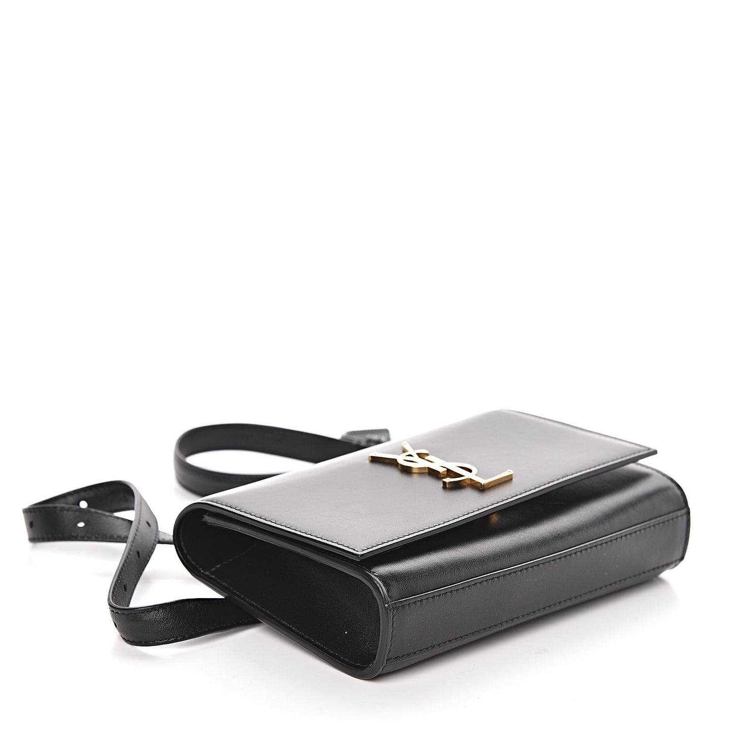 Smooth Calfskin Monogram Kate Belt Bag Black