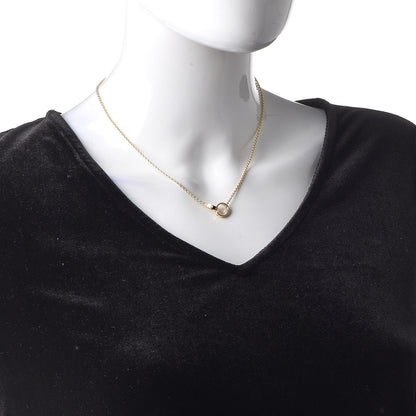Cartier 18K Yellow Gold Interlocking LOVE Necklace 2 of 8
