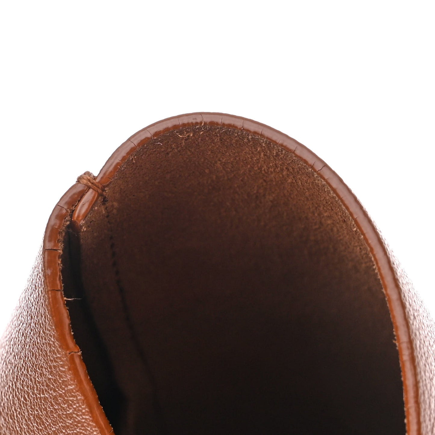 Calfskin Large Shopping Tote Dark Tan