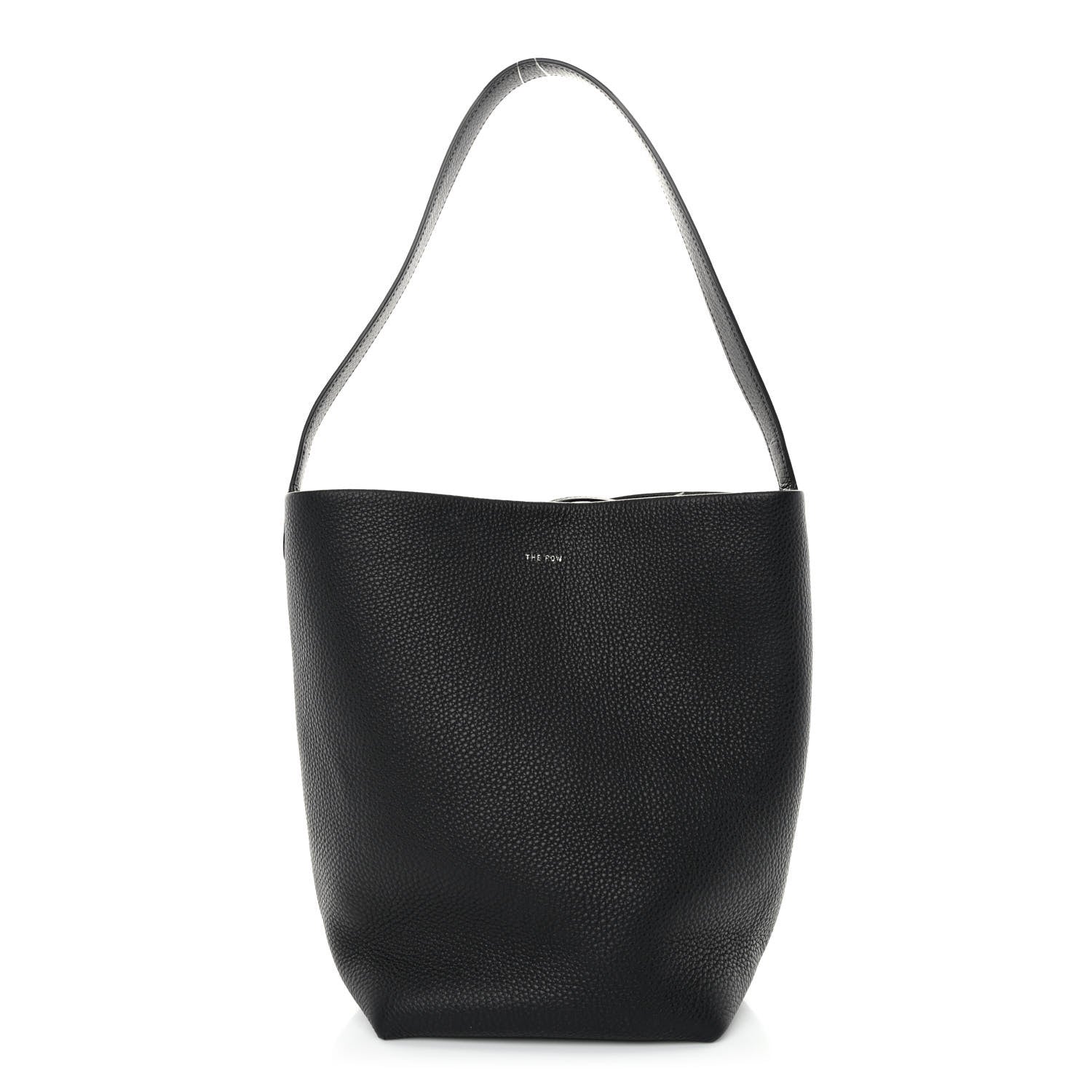 The Row Grained Calfskin Medium N/S Park Tote Black 1 of 9
