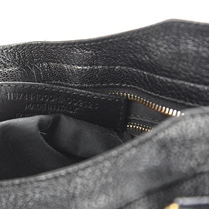 Balenciaga Chevre Gold Metallic Edge Hardware City Black 8 of 9