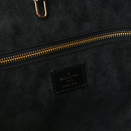 Louis Vuitton Empreinte Monogram Giant Broderies Neverfull MM Cream Black 5 of 9