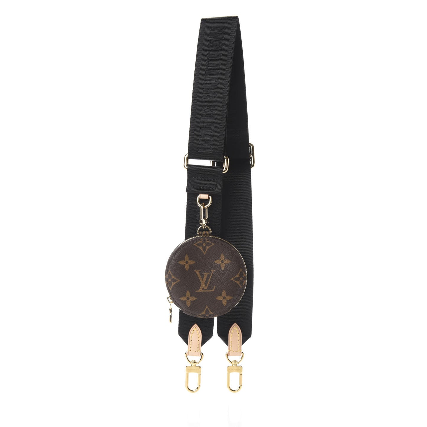 Monogram Multi Pochette Accessories Bandouliere Shoulder Strap Black