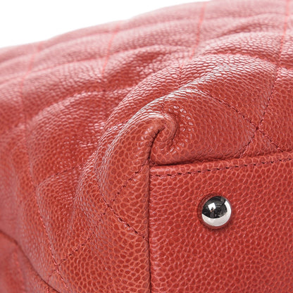 Chanel Caviar Quilted French Riviera Hobo Rouge 9 of 14