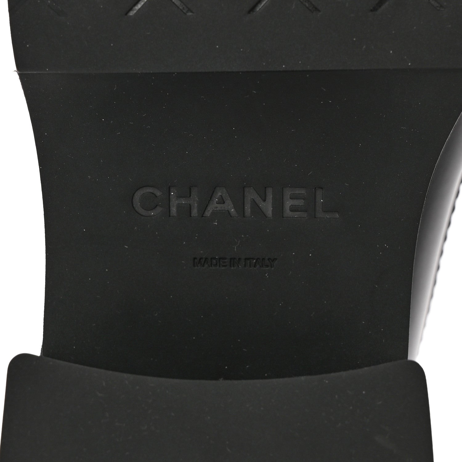 Chanel Calfskin CC Platform Loafers 37 Black 6 of 12