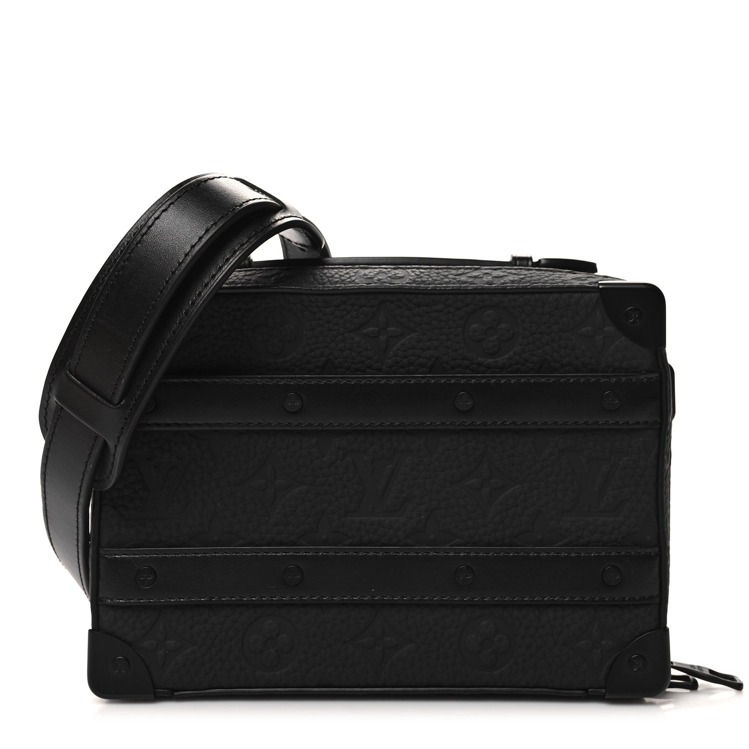 Louis Vuitton Taurillon Monogram Soft Trunk Black 1 of 10