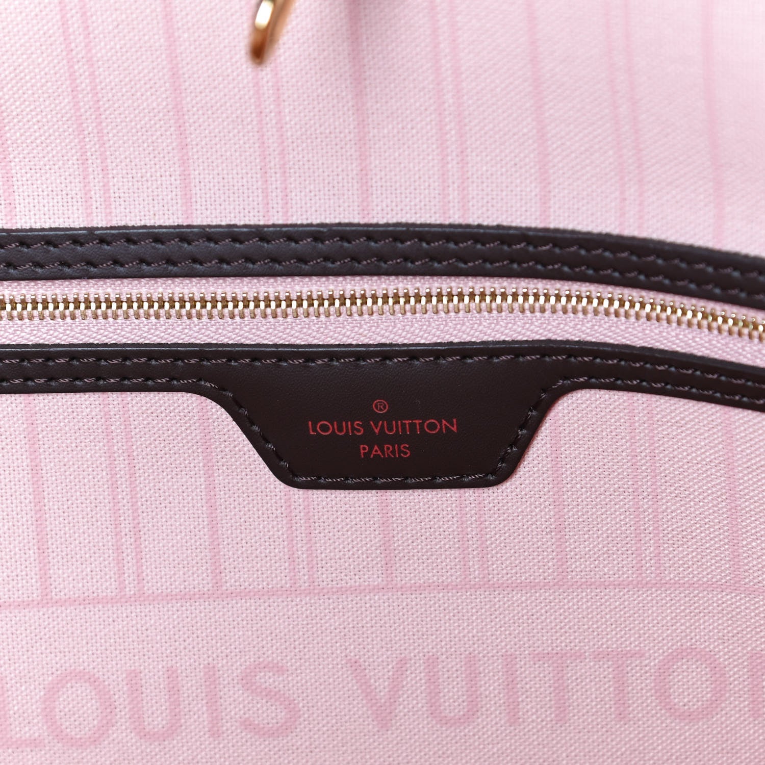 Louis Vuitton Damier Ebene Neo Neverfull MM Rose Ballerine 6 of 11