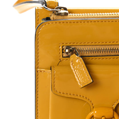 Gucci Patent Studded Wristlet Yellow 12 of 16