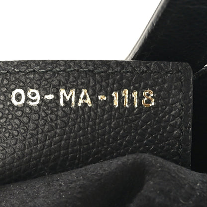 Christian Dior Grained Calfskin Saddle Bag Black 6 of 9