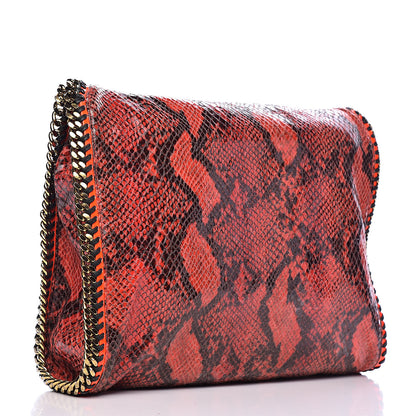 Stella McCartney Eco Python Small Falabella Tote Orange 3 of 10