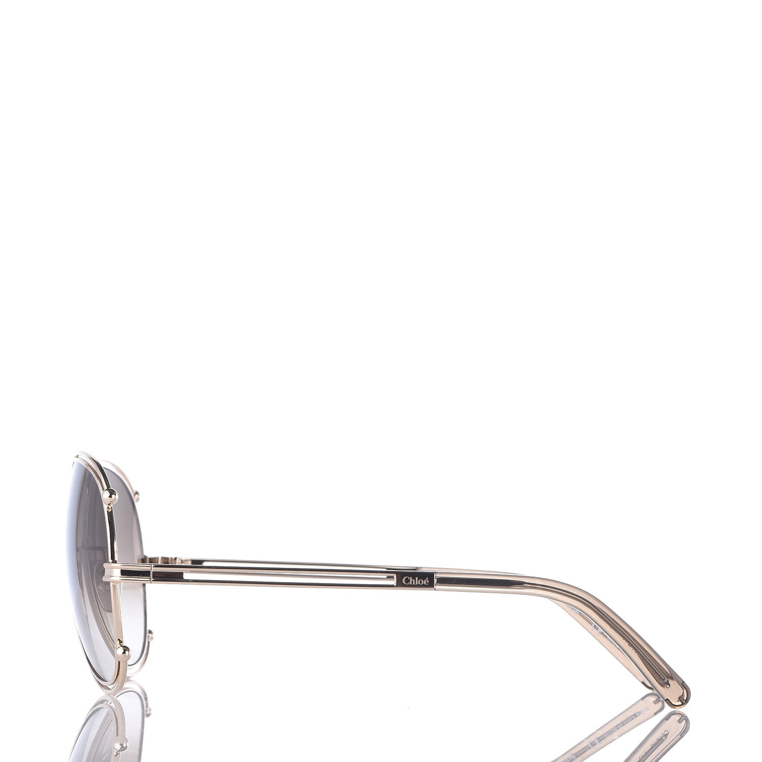 Chloe Aviator Sunglasses CE121S Gold 3 of 7