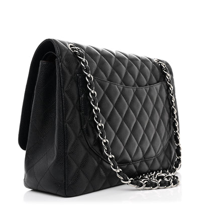 Chanel Caviar Quilted Maxi Double Flap Black 3 of 11