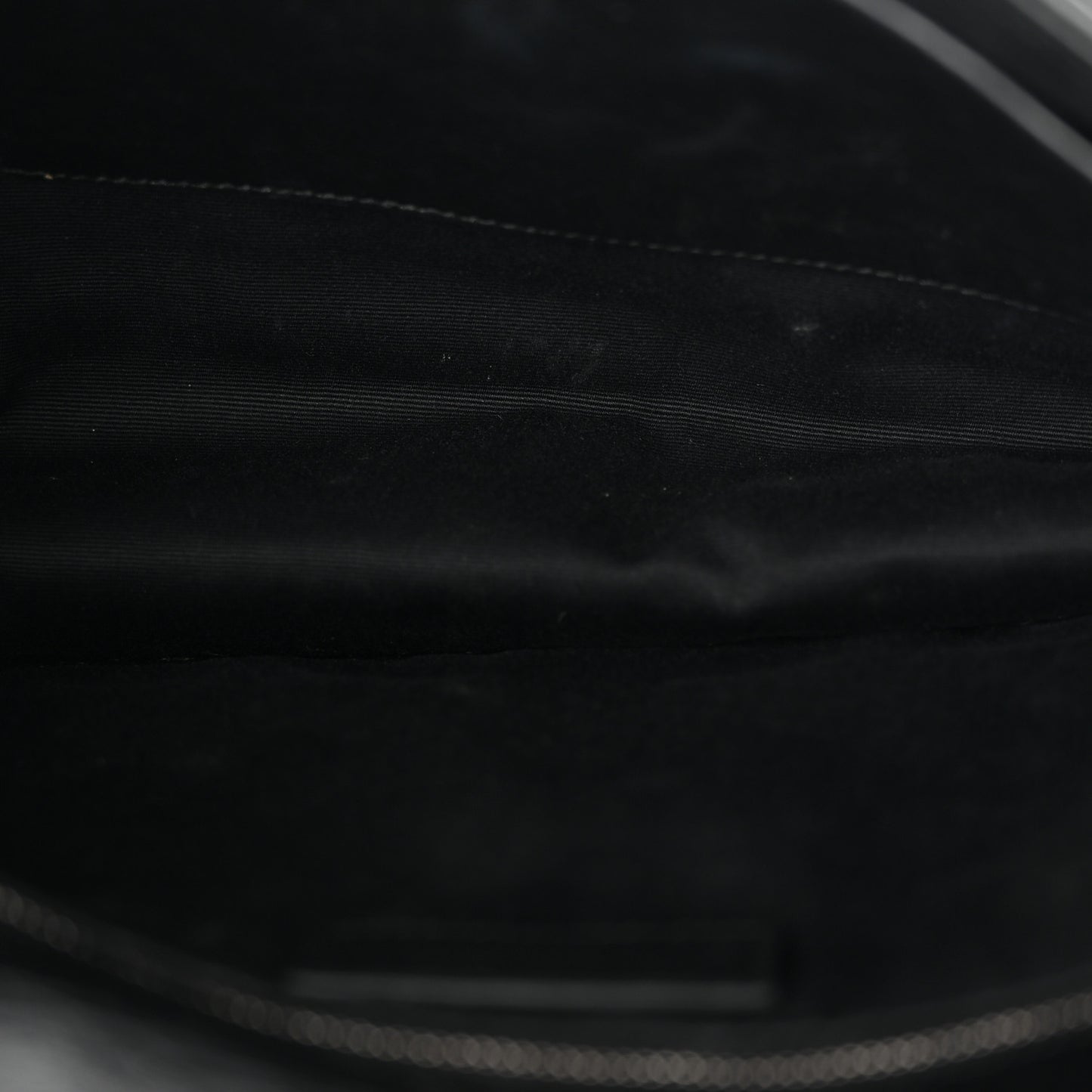 Crinkled Calfskin Matelasse Monogram Medium Niki Chain Satchel Black Black