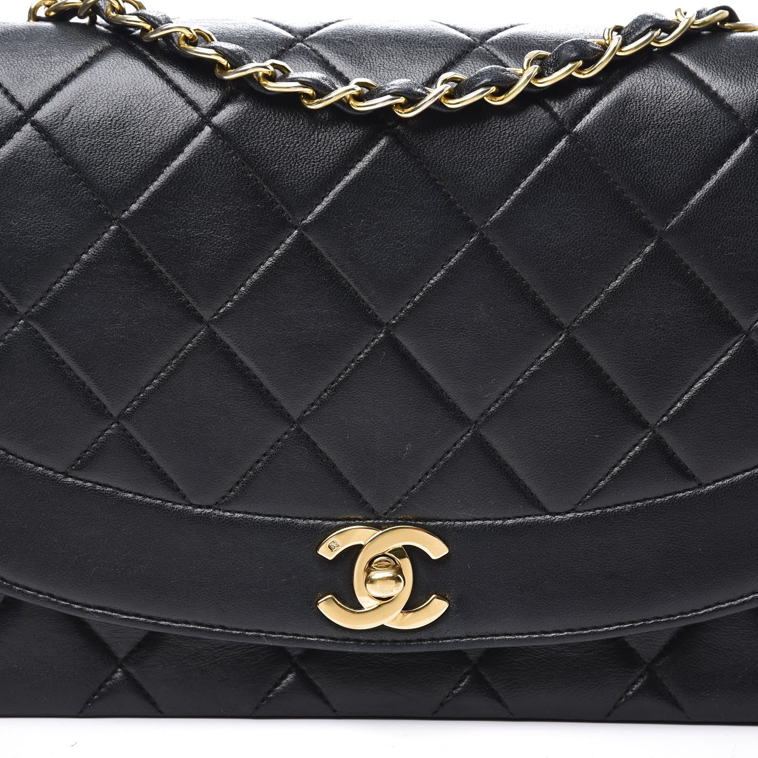 Chanel Lambskin Quilted Medium Single Flap Black 10 of 10