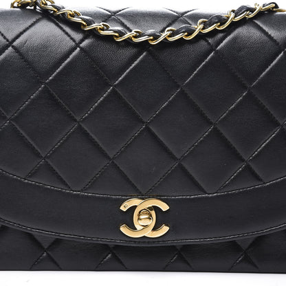 Chanel Lambskin Quilted Medium Single Flap Black 10 of 10