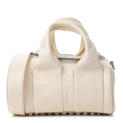 Alexander Wang Pebbled Lambskin Mini Rockie Bone Rhodium Hardware 1 of 10
