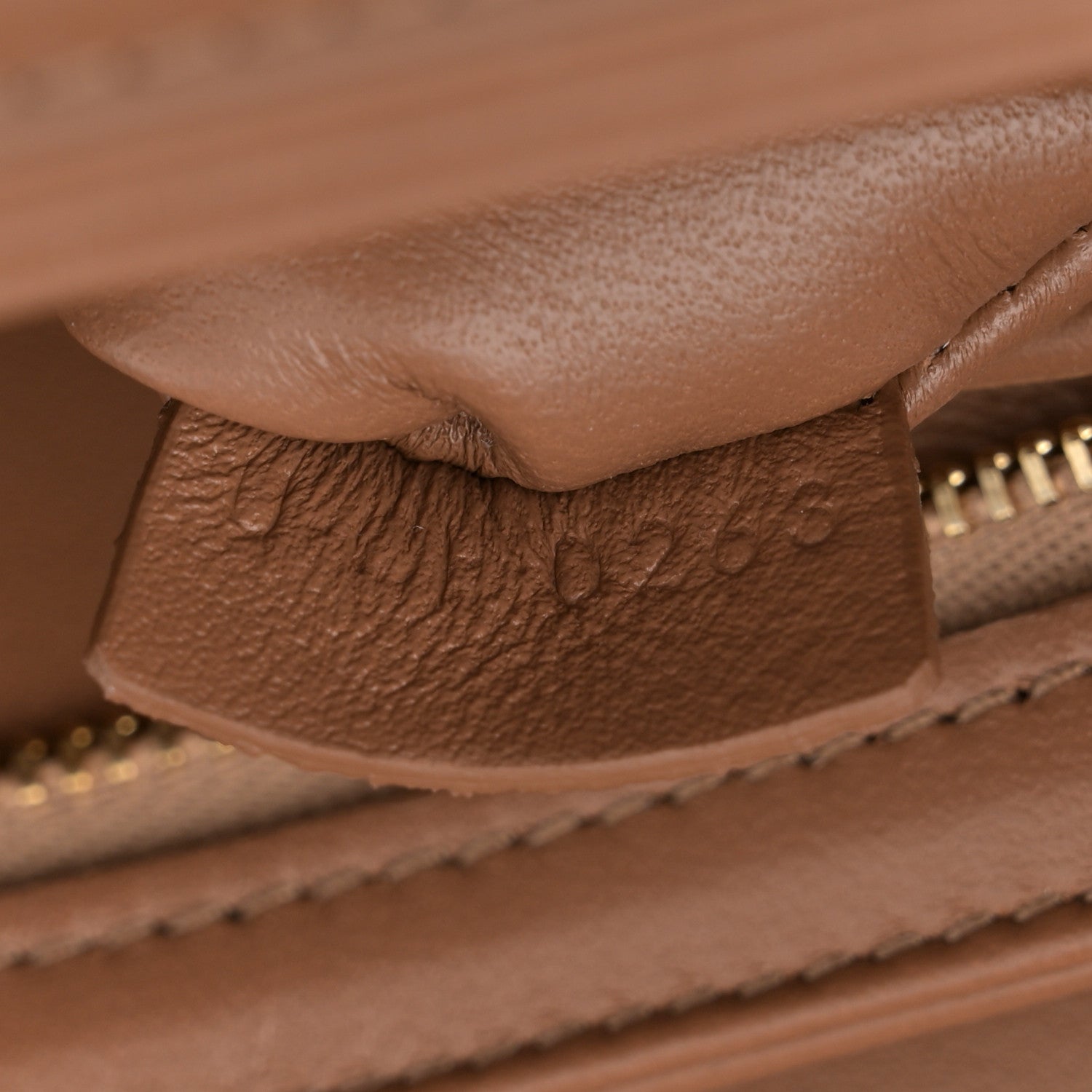 Celine Shiny Calfskin Teen Triomphe Bronze 7 of 12