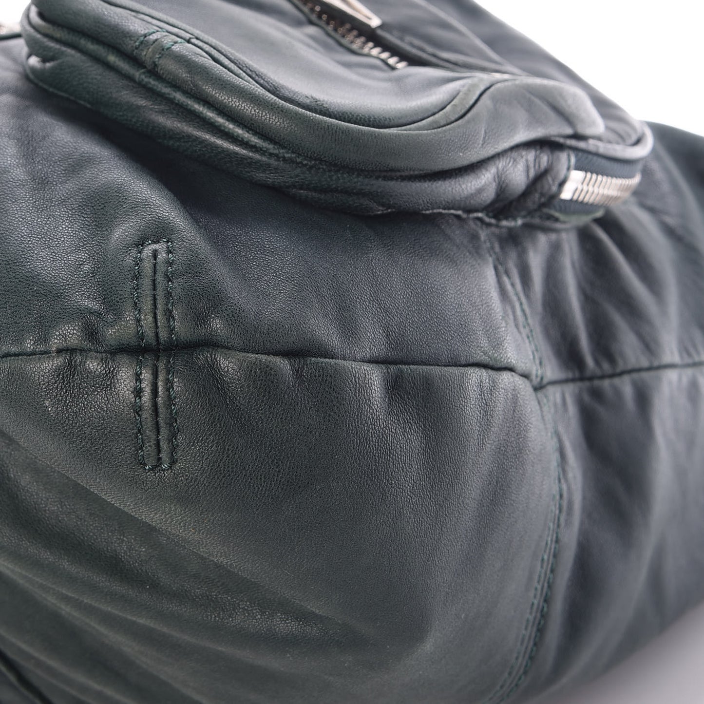 Lambskin Donna Hobo English Green
