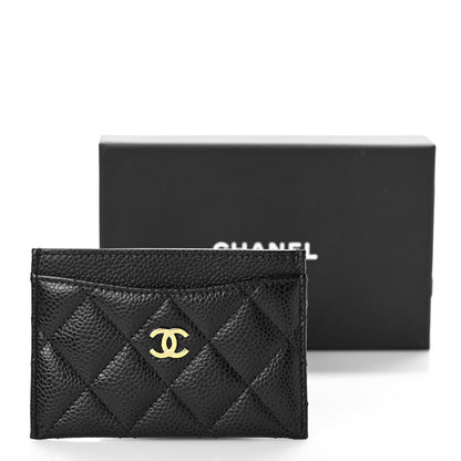 Chanel Caviar Quilted Card Holder Black 11 of 11