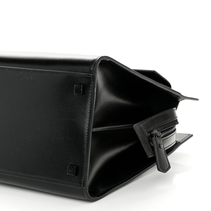 Saint Laurent Shiny Calfskin Medium Uptown Tote Black 11 of 12
