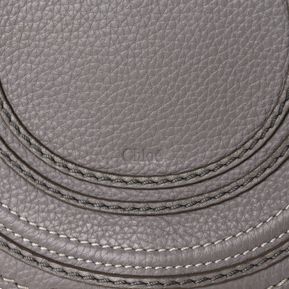 Chloe Calfskin Mini Marcie Round Crossbody Bag Cashmere Grey 15 of 17