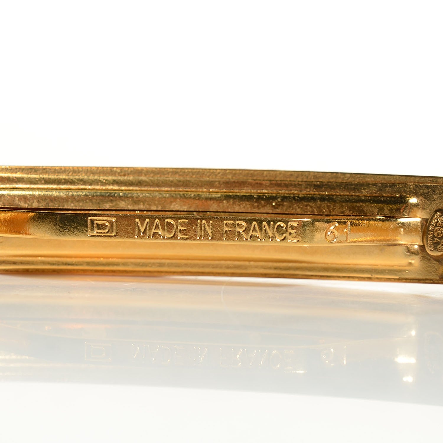 Chanel Hair Clip Barrette Gold 4 of 5