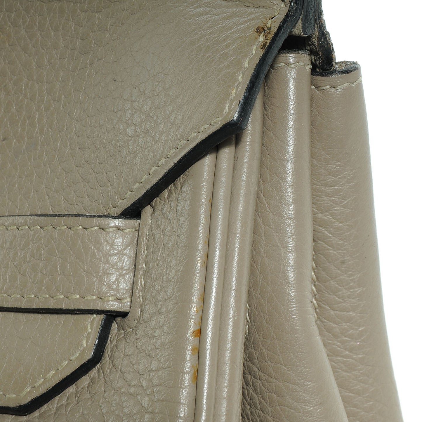 Taurillon Clemence Birkin 35 Gris Tourterelle