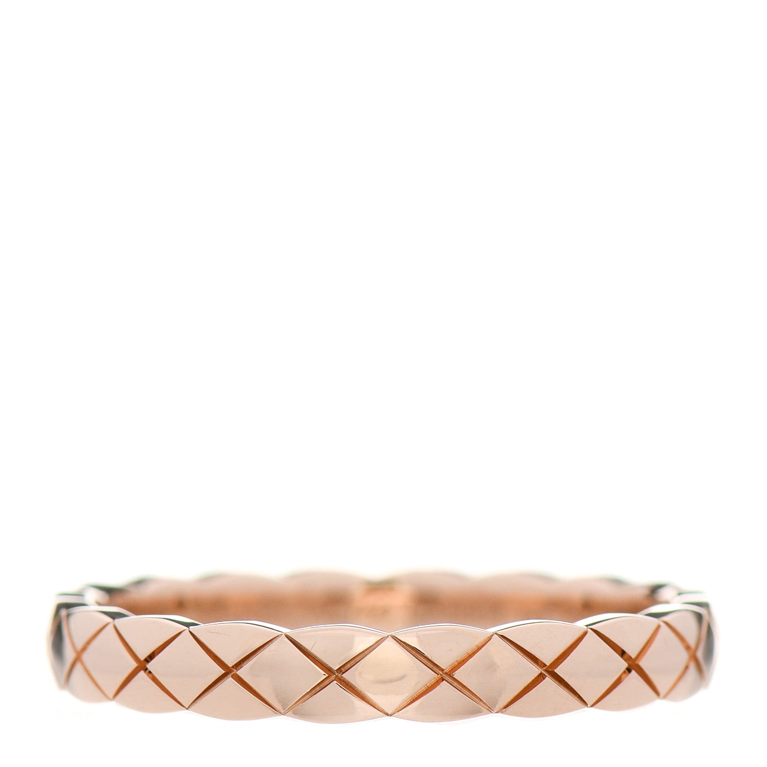 Chanel 18K Beige Gold Mini Coco Crush Ring 60 9 1 of 5