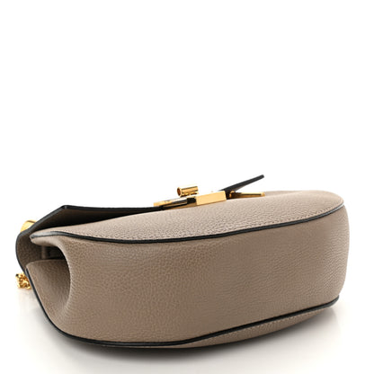 Chloe Grained Lambskin Drew Shoulder Bag Motty Grey 3 of 8